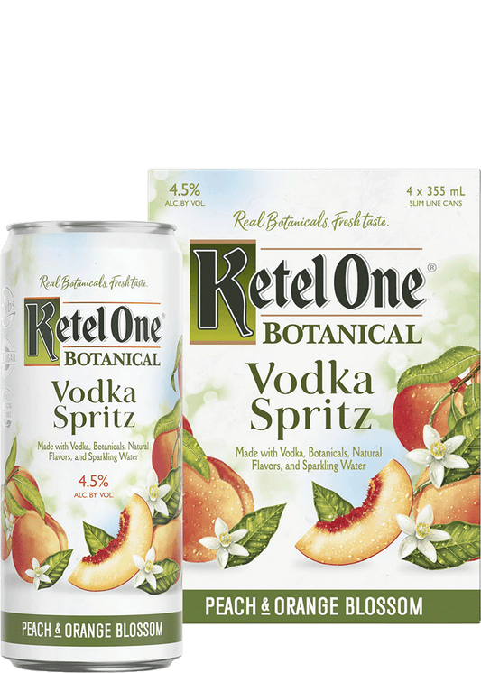 Ketel One 4Pk Can Peach & Oange Blossom