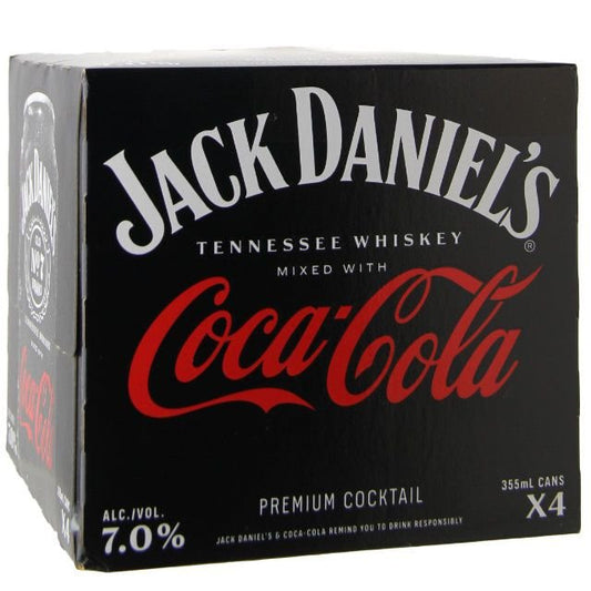 Jack Daniel's Coca-Cola 355ml 4pack CAN