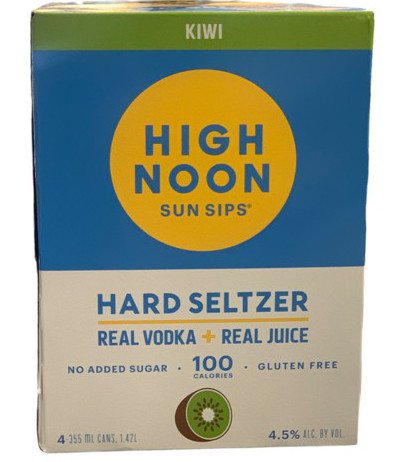 High Noon Kiwi 4 PK 355ML. EACH