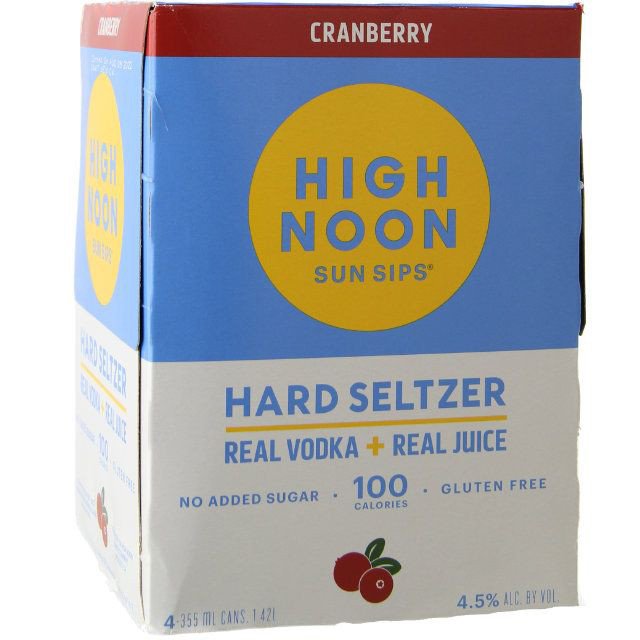 High Noon Lemon 355ml. 4pk