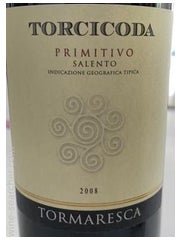 Torcicoda Primitivo 750ml.