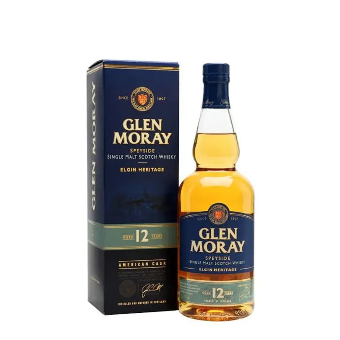 Glen Moray Speyside 12yers Single Malt 750ml.