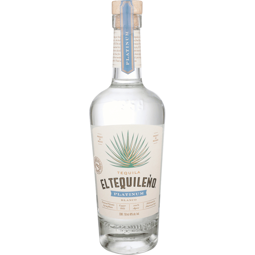 El Tequileno Platinum Blanco 750ml.
