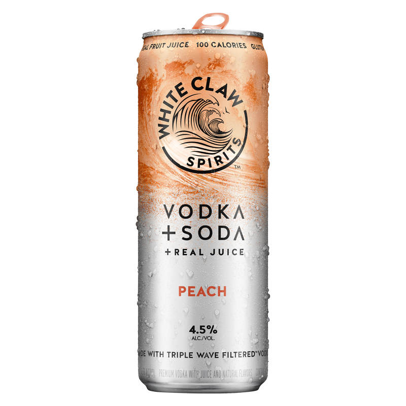 White Claw Peach 4pk Vodka Soda