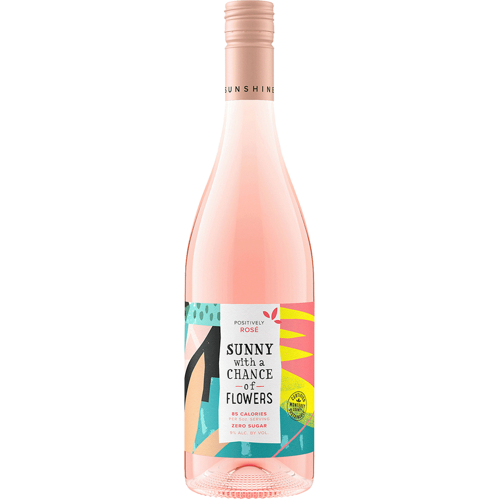 Sunny W/A Chance Flowers Rose 750ml.