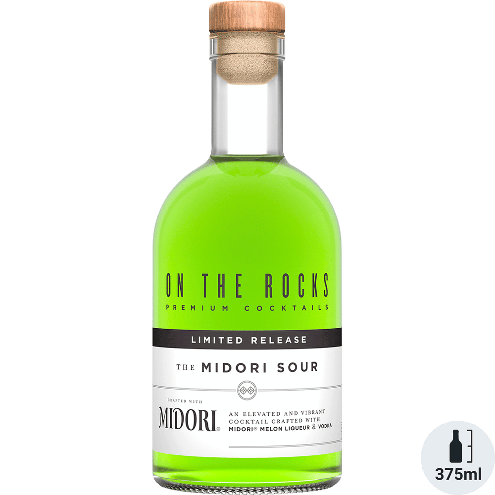 On The Rocks Midori Sour 375ml.