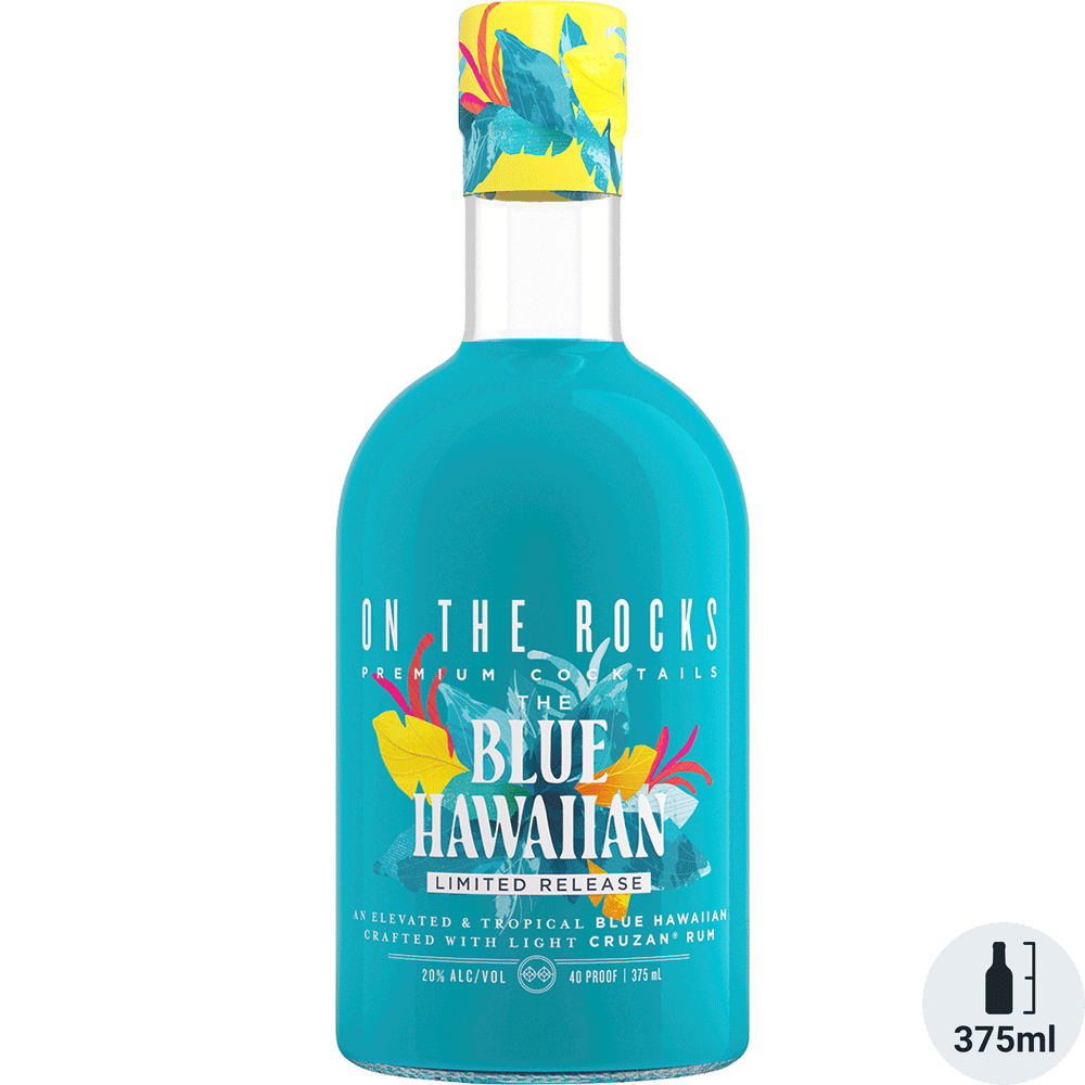 On the Rocks 375ml Blue Hawallan
