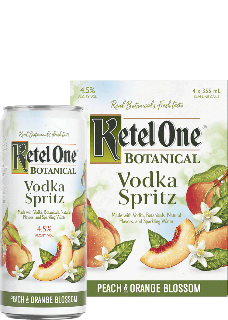Ketel One 4Pk Can Peach &amp; Oange Blossom