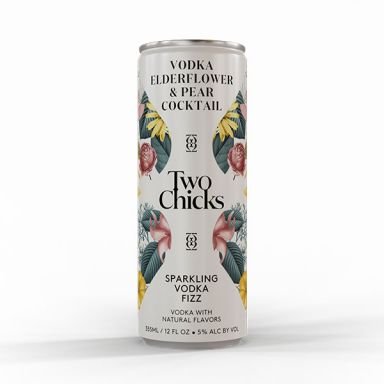 Two Chicks Vodka Fizz 4pk 355ml.