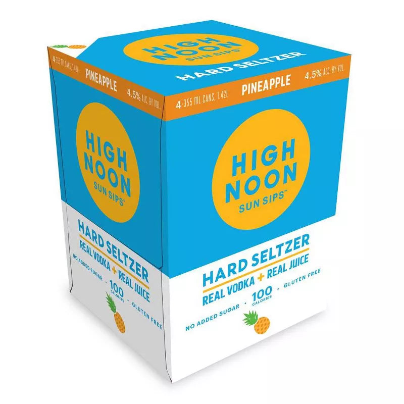 High Noon Pineapple 355ml 4 pack