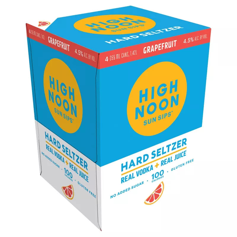 High Noon Grapefruit 355ml 4 pack
