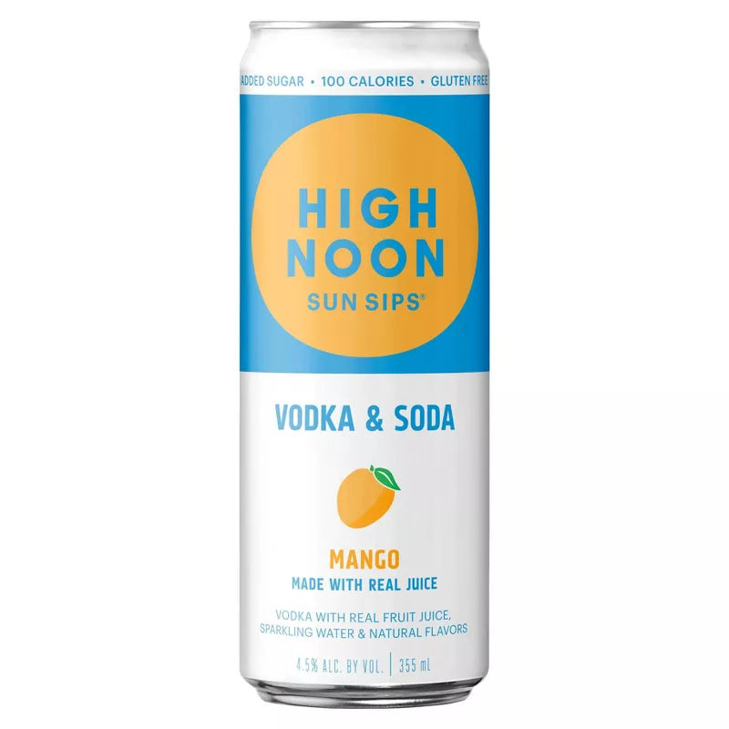 High Noon  Mango 4pk 355ml. Each