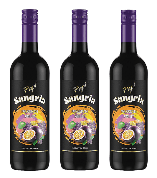 Papi Sangria Passion Fruit 750ml.