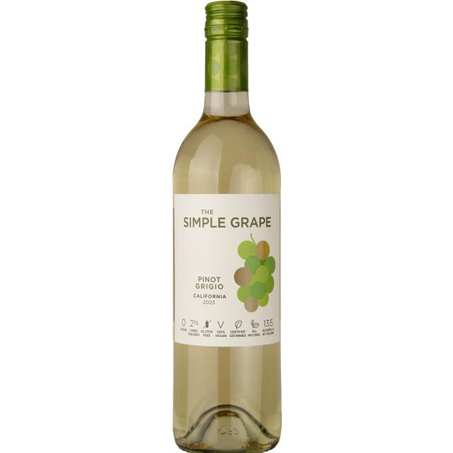 Simple Grape Pinot Grigio 750ml.
