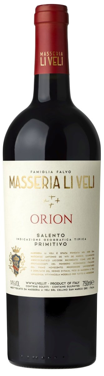 Li Veli Primitivo Orion 750ml Italy