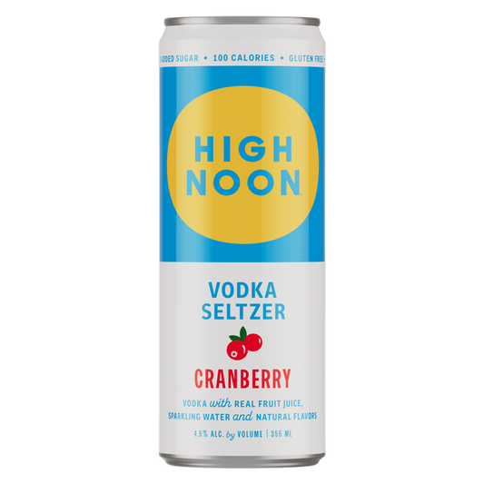 High Noon Cranberry 355ml 4pk can