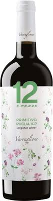 12 E Mezzo Organic  750ml Primitivo Puglia IGP