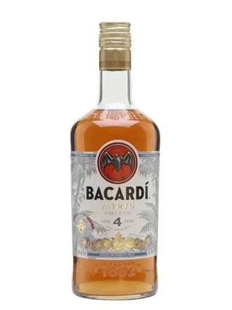 Bacardi Anejo Cuatro 4year 750ml
